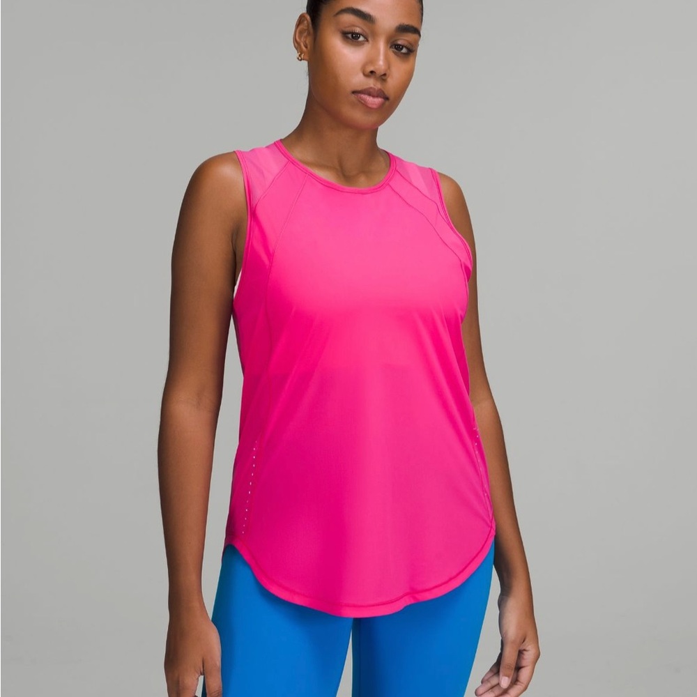 Lululemon Sonic Pink Sculpt Tank top (size 4)